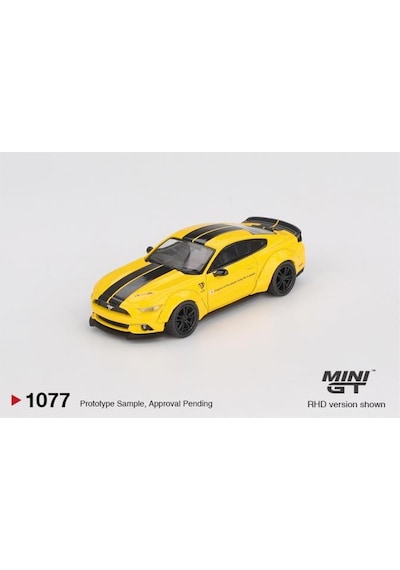 Mini Gt 1077 Lb-works Ford Mustang Triple Sarı 1/64 Model Araba