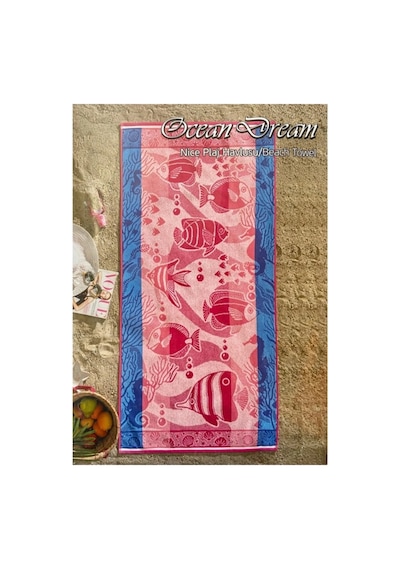 Özdilek Nice Ocean Dream 70 150 Plaj Havlusu Pembe