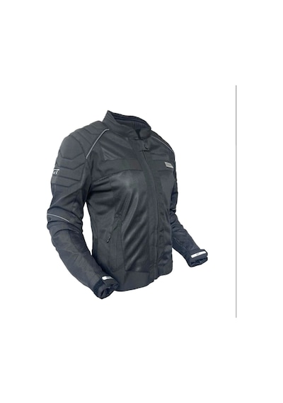 Forte Gt Dark Night Cordura Bayan Yazlık Motosiklet Montu Siyah