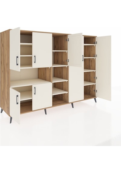 Kronos Dolap 13 Raflı 7 Kapaklı 220x59x163 Çam-aytaşı Çam-aytaşı Kronos Dolap 13 Raflı 7 Kapaklı 220x59x163 Çam-aytaşı Çam-aytaşı