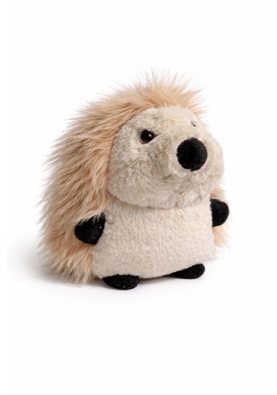 Sevimli Peluş Kirpi Oyuncak Yumuşak Peluş Kirpi Figürü Açık Kahverengi