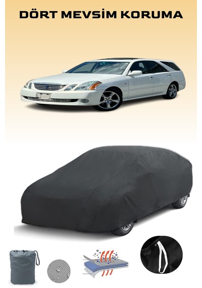 Siyah Toyota Mark 2 Wagon Blit Araba Brandası, Oto Örtüsü, Araba Çadırı Siyah