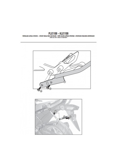 Plx1109 Honda Integra 700 12-13 Yan Çanta Taşıyıcı N11.2931