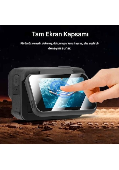 Insta360 Ace Pro/ace Pro 2 Aksiyon Kamera Uyumlu Ekran Koruyucu Nano Jelatin Seti