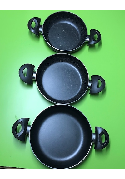 Teflon 3’lü Ekonomik Sahan Seti  18/20/22cm