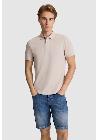 U.S. Polo Assn. U.s. Polo Assn. Erkek Taş Tişört Basic 50327003-vr049 Taş Rengi
