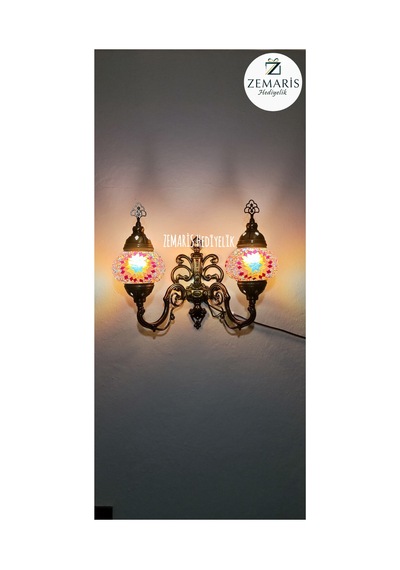 Çiftli Aplik Kırmızı - 770682524 Kırmızı
