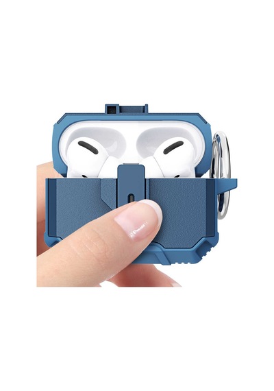 Apple AirPods Uyumlu Pro Kılıf Zore Airbag 27 Silikon Pembe