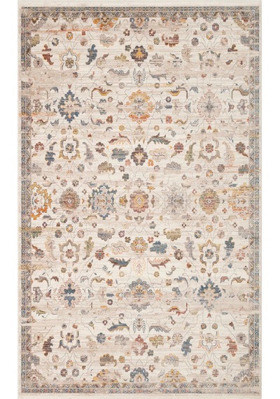 Hoom Rugs Petra 16 Krem Multy Makine Halısı Renkli