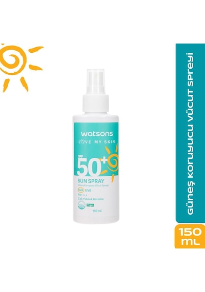Watsons Vücut Güneş Koruyucu Sprey SPF50+ 150 ML