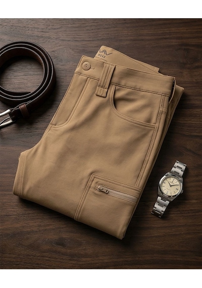 Vav Wear Kışlık Erkek Pantolon Wıntac12 Bej