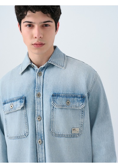 Lf2039699 Gömlek U.kol Denim