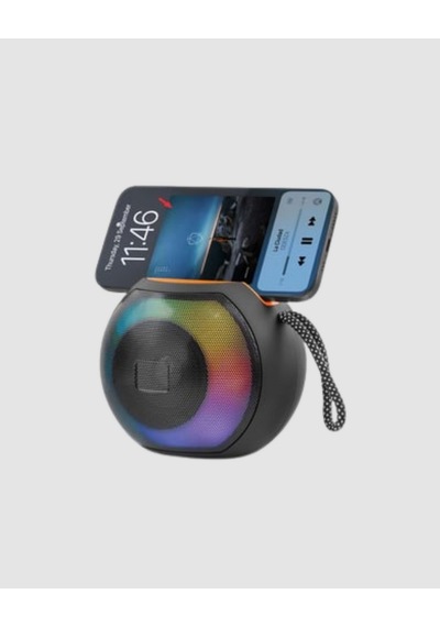 Tnabilir - 906 - Bluetooth Hoparlör Rgb Işıklı, Güçlü Bas Ve 8 Saat - Flzdgnkr - Pil Ömrü