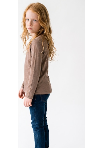 Kiagu Moka Uzun Kol Basic T-shirt- Terletmeyen Esnek Kumaş Pamuklu Mevsimlik Mocha Uzunkol Kız Çocuk Tsort Moka Kiagu Moka Uzun Kol Basic T-shirt- Terletmeyen Esnek Kumaş Pamuklu Mevsimlik Mocha Uzunkol Kız Çocuk Tsort Moka