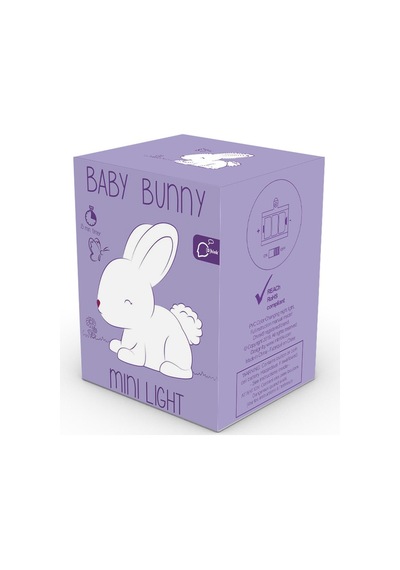 Dhink Baby Tavşan Gece  Lambası Çok Renkli