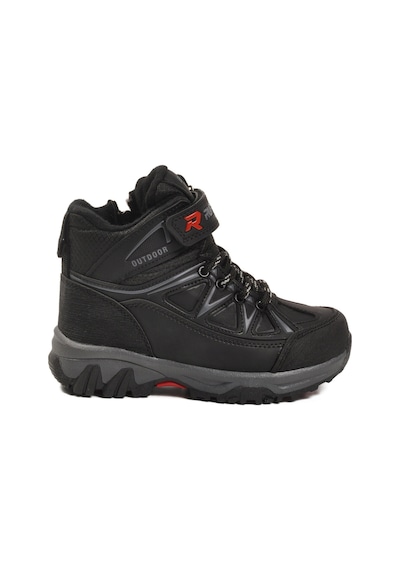 Siyah Polarlı Kaymaz Taban Çocuk Outdoor Bot 2301 P Siyah-siyah