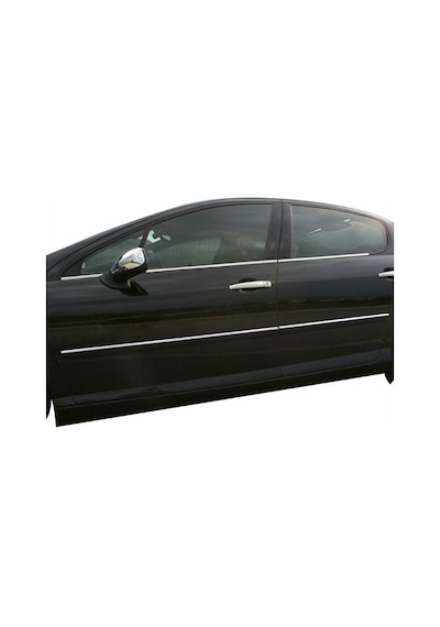 Peugeot 407 Krom Cam Çıtası Takımı 4 Parça Paslanmaz Çelik N11.4191