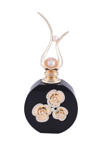 Lucky Art Siyah Incili Parfüm Şişesi 6 Ml