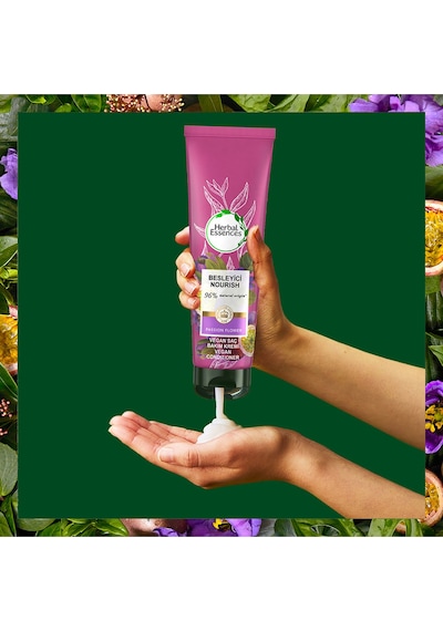 Herbal Essences Vegan Saç Bakım Kremi Besleyici Çarkıfelek Çiçeği ve Pirinç Sütü 275 ML