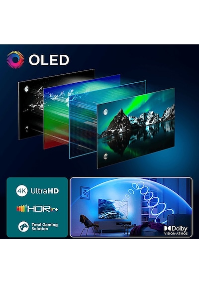 Philips 65OLED810/12 65" 4K UHD Dolby Vision Dolby Atmos Google Smart Ambilight Tv