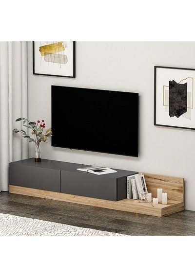 Tv Sehpası Masal Antrasit Çırağan 180 Cm