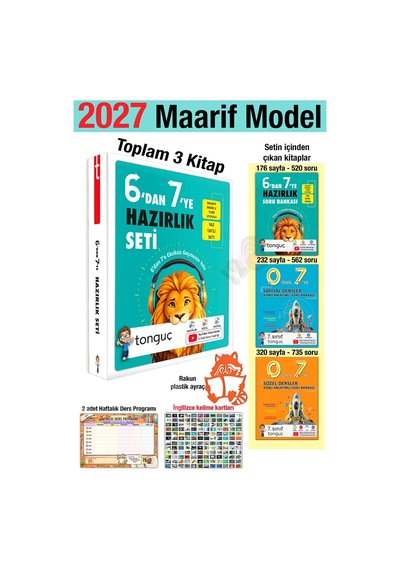 6'dan 7'ye Hazırlık Seti 2027 Maarif Model Yeni Müfredat 7. Sınıf Konu Anlatımı