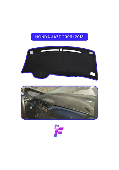 Honda Jazz 2009-2013 Torpido Örtüsü Güneşten Korur Kolay Montaj Tam Uyum Tc35 Mavi