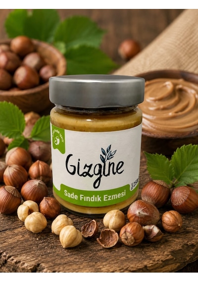 Gizgine Sade Fındık Ezmesi 250 G