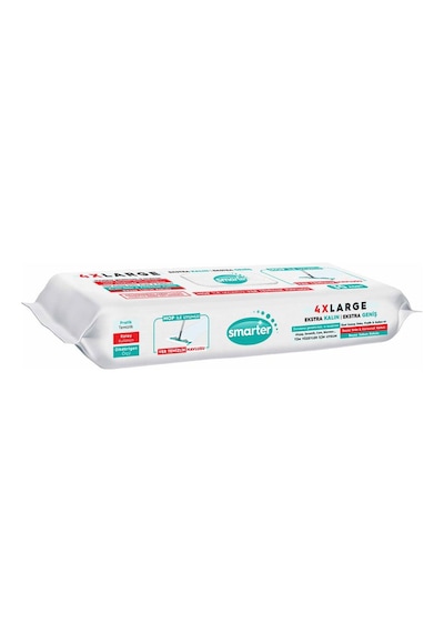 Smarter Beyaz Sabun Kokulu Sirke ve Karbonat Katkılı 4XL Mopa Uyumlu Yer Temizlik Havlusu 30'lu