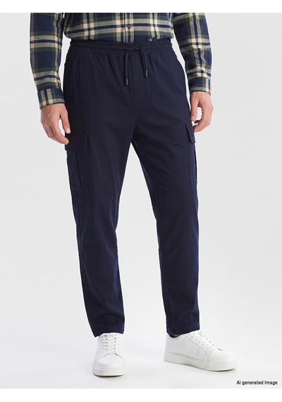 LC Waikiki Lc Waıkıkı Lacivert Relax Fit Erkek Kargo Pantolon