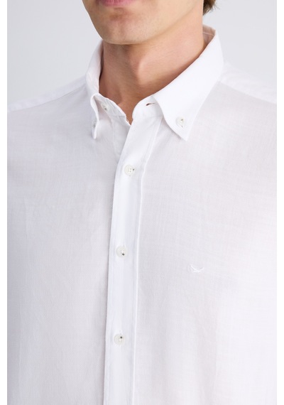 D'S Damat Ds Damat Comfort Beyaz Armürlü %100 Pamuklu Gömlek 4hc02k8122652 Çok Renkli