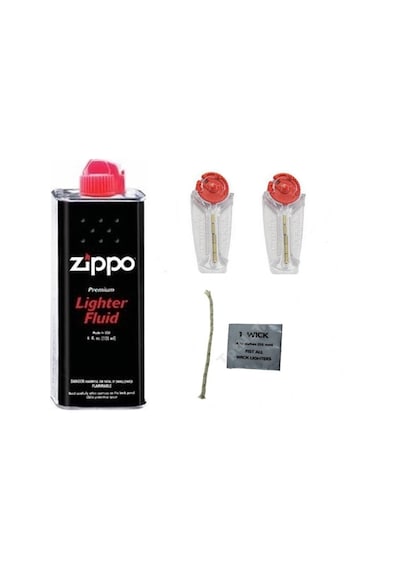Zippo Benzin 125 Ml Zippo 2 Adet Taşı Zippo Fitil