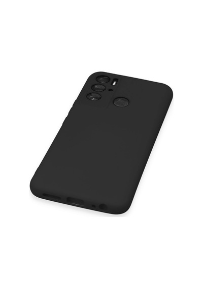Tecno Pova Neo Kılıf Nano İçi Kadife Silikon - Siyah