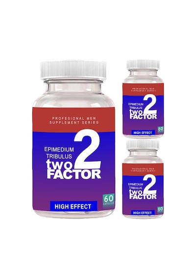 Two Factor 3 Adet Erkeğe Özel Tribulus&epimediyum Complex Formen 60 Adet Kapsül