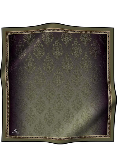 Vissona Twill İpek Eşarp - 10655 - 0037 - Kadın