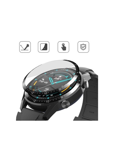 Huawei Watch Gt2 46mm Uyumlu Polymer Nano 0.5 Mm Watch Ekran Koru
