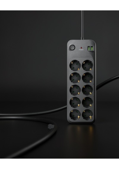 10'lu Grup Priz Usb Type-c Girişli 2500w Güç Kapasitesi Uczzz10lupriz-8 0