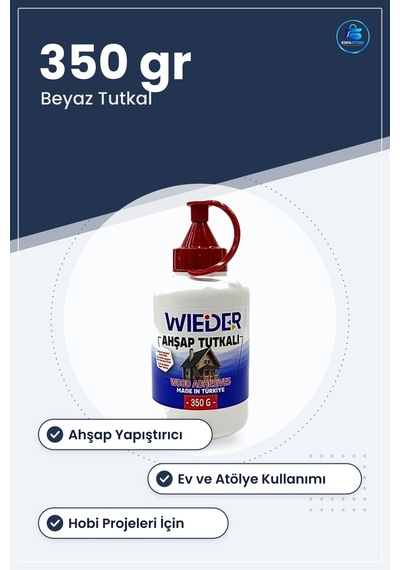 Beyaz Tutkal 350 Gr Ahşap Yapıştırıcı Tutkalı Hırdavat Atölye Hob