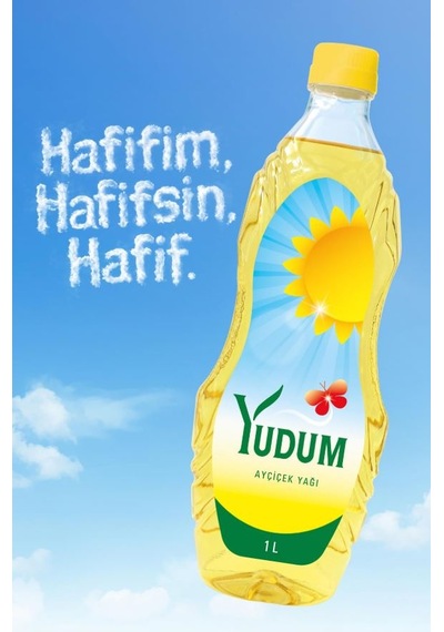 Yudum Ayçiçek Yağı 1 L