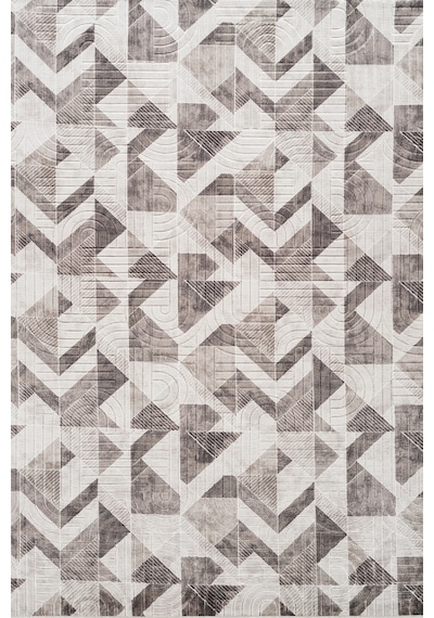 Villadia Home Textile Kaymaz Taban Modern Desen Halı Yolluk Leke Tutmaz Kolay Temizlenir Koridor Salon Yatak Mutfak Odası Vd4037kahve Kahve