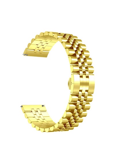 Gear S3 Uyumlu Krd-36 22mm Metal Mxsp Kordon-gold