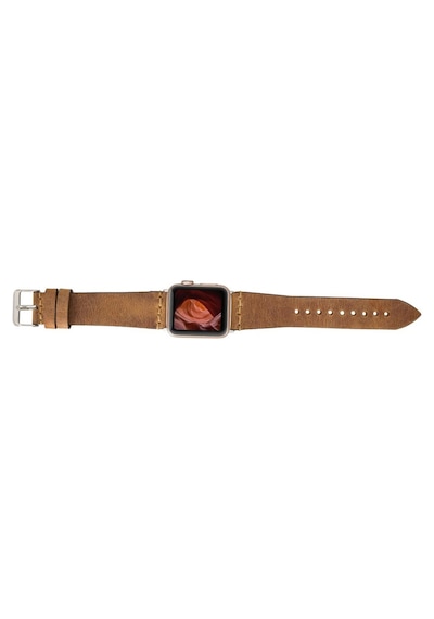 Apple Watch Uyumlu Deri Kordon 38-40-41mm G19-ba7 Taba