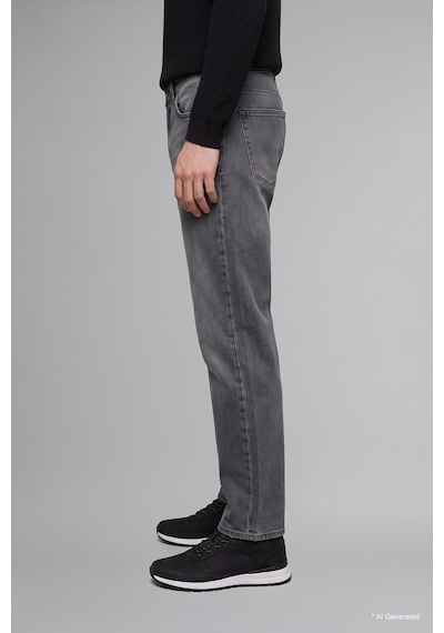 Defacto Baggy Fıt Normal Bel Geniş Paça Jean Pantolon I9313ax26aunm55 Gri-nm55