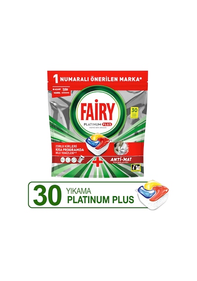 Fairy Platinum Plus Kapsül 30 Lu Limon Kokulu X 2 Adet