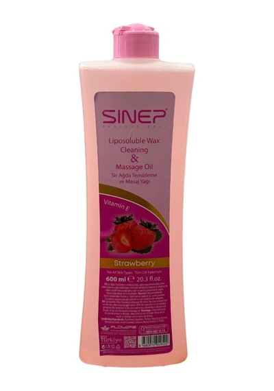 Sinep Ağda Temizleme Ve Masaj Yağı 600 Ml Çilek