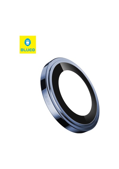 İphone 15 Pro / 15 Pro Max / 16 Pro / 16 Pro Max Uyumlu %99.99  Safir Kamera Lens Koruyucu - Mavi