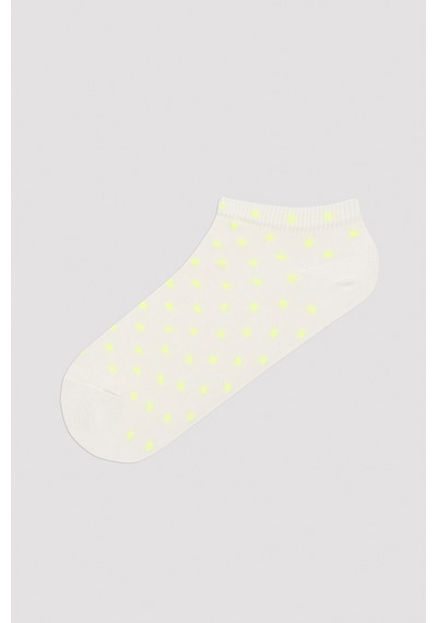 Penti Multicolor Dots 5li Patik Çorap Mavi Pembe