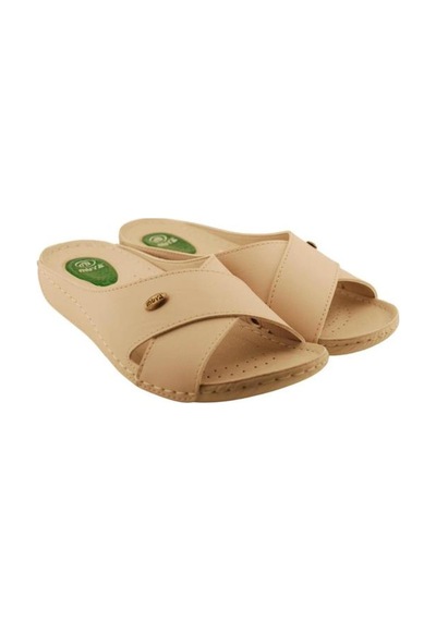 Muya Cyrus 31124-551 Topuk Jelli Anatomik Taban Kadın Terlik Full Krem 36-40 Krem
