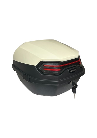 Wheelıe Xt08-ıw 32 Litre Motosiklet Arka Çanta Fildişi
