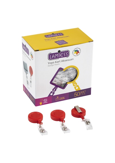 Lamiess Lms 351 Yuvarlak Yoyo Kırmızı 50'Li